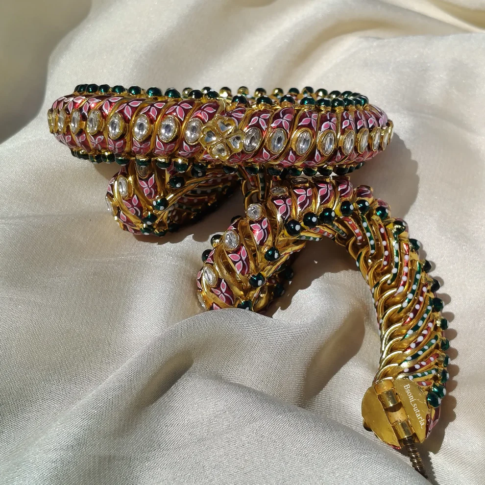 1 Stone Meenakari Sutarla Bangles (Sutarla Kada)