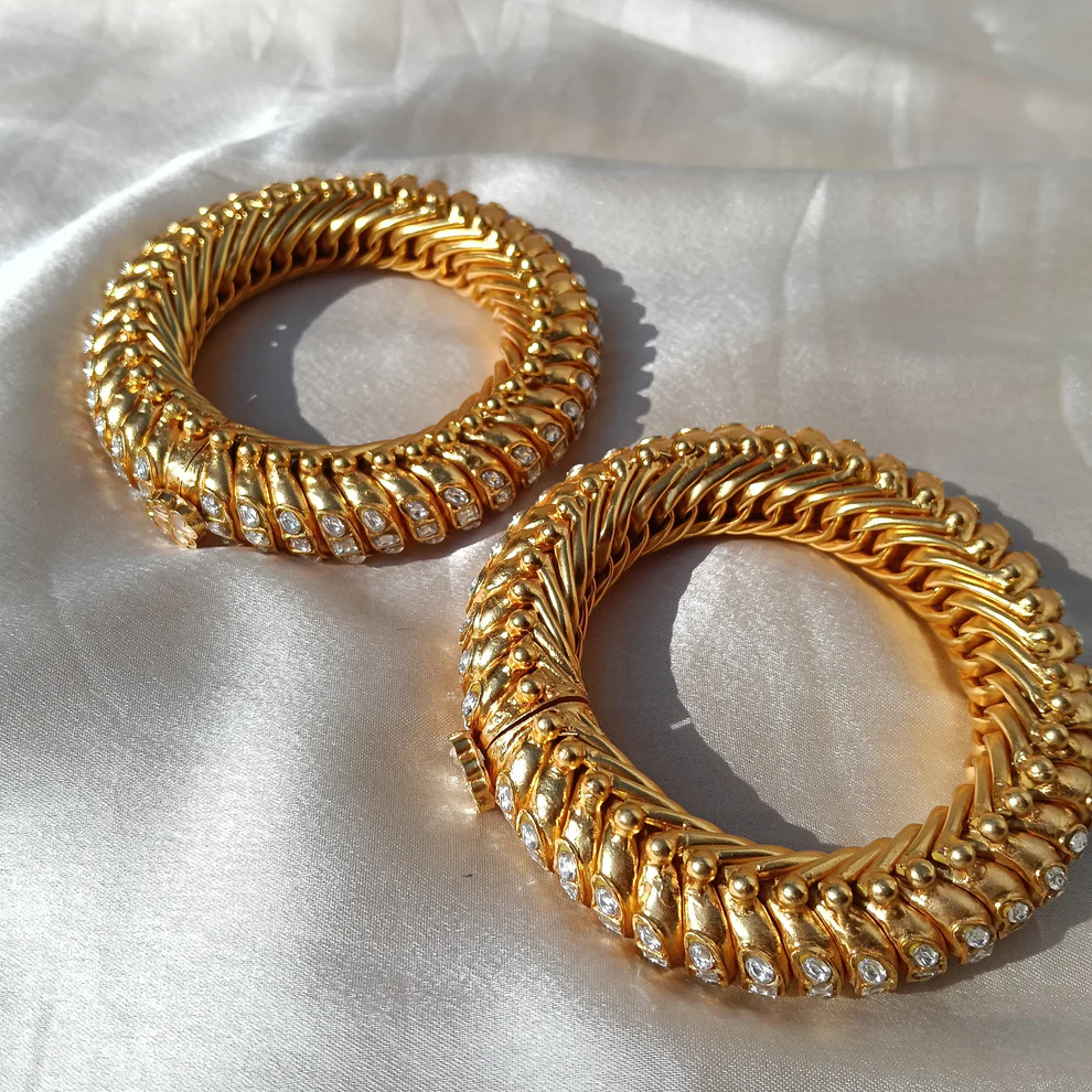 3 stone sutarla bangles (Sutarla kada)