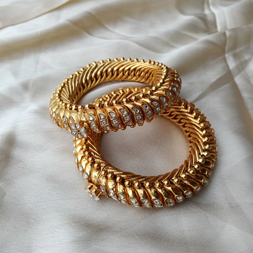 3 stone sutarla bangles (Sutarla kada)