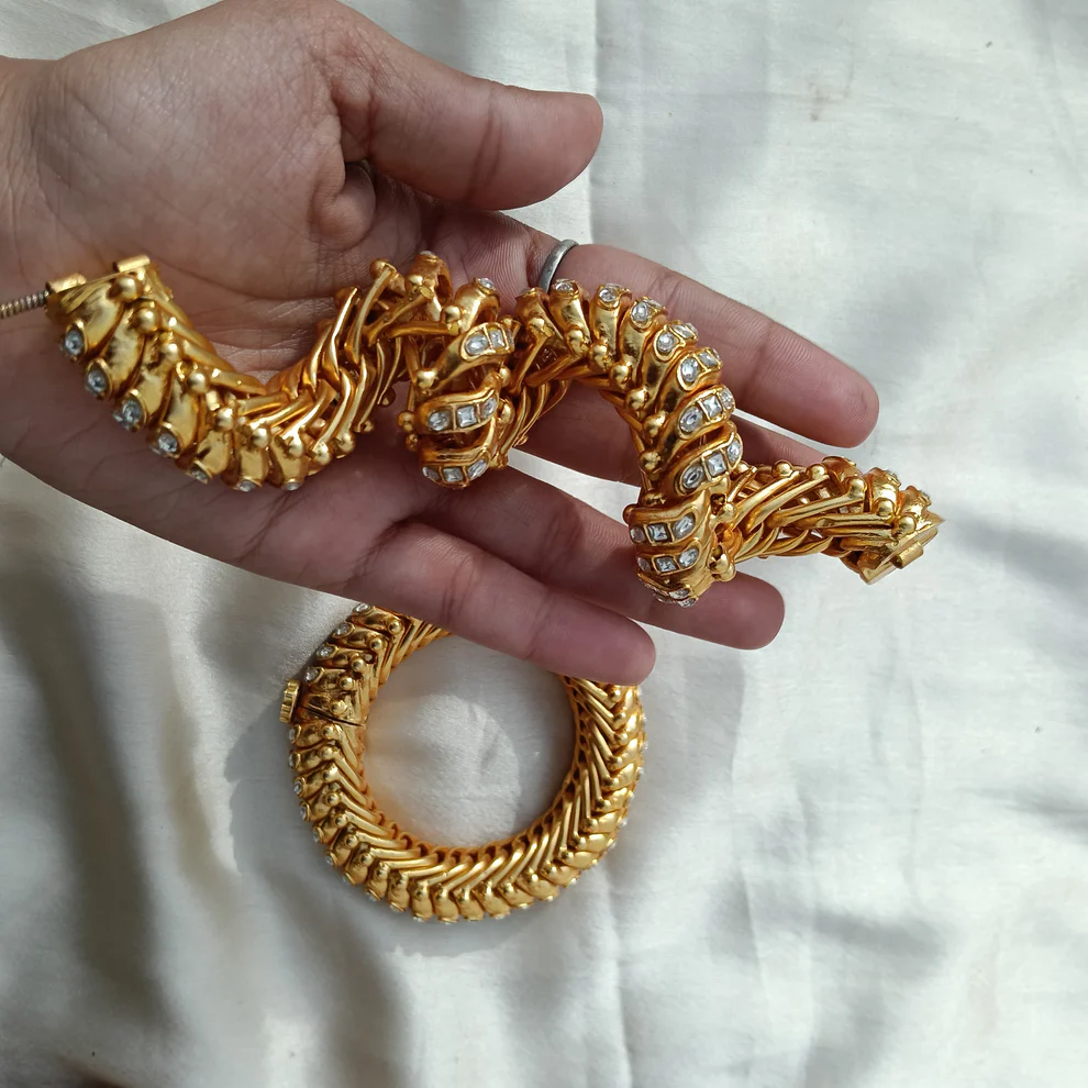 3 stone sutarla bangles (Sutarla kada)