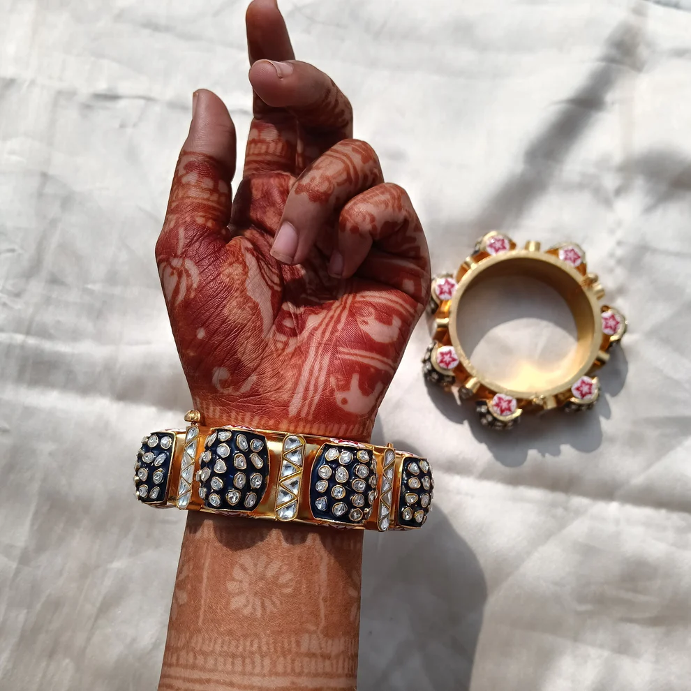 Meenakari Gajra kada (pair)