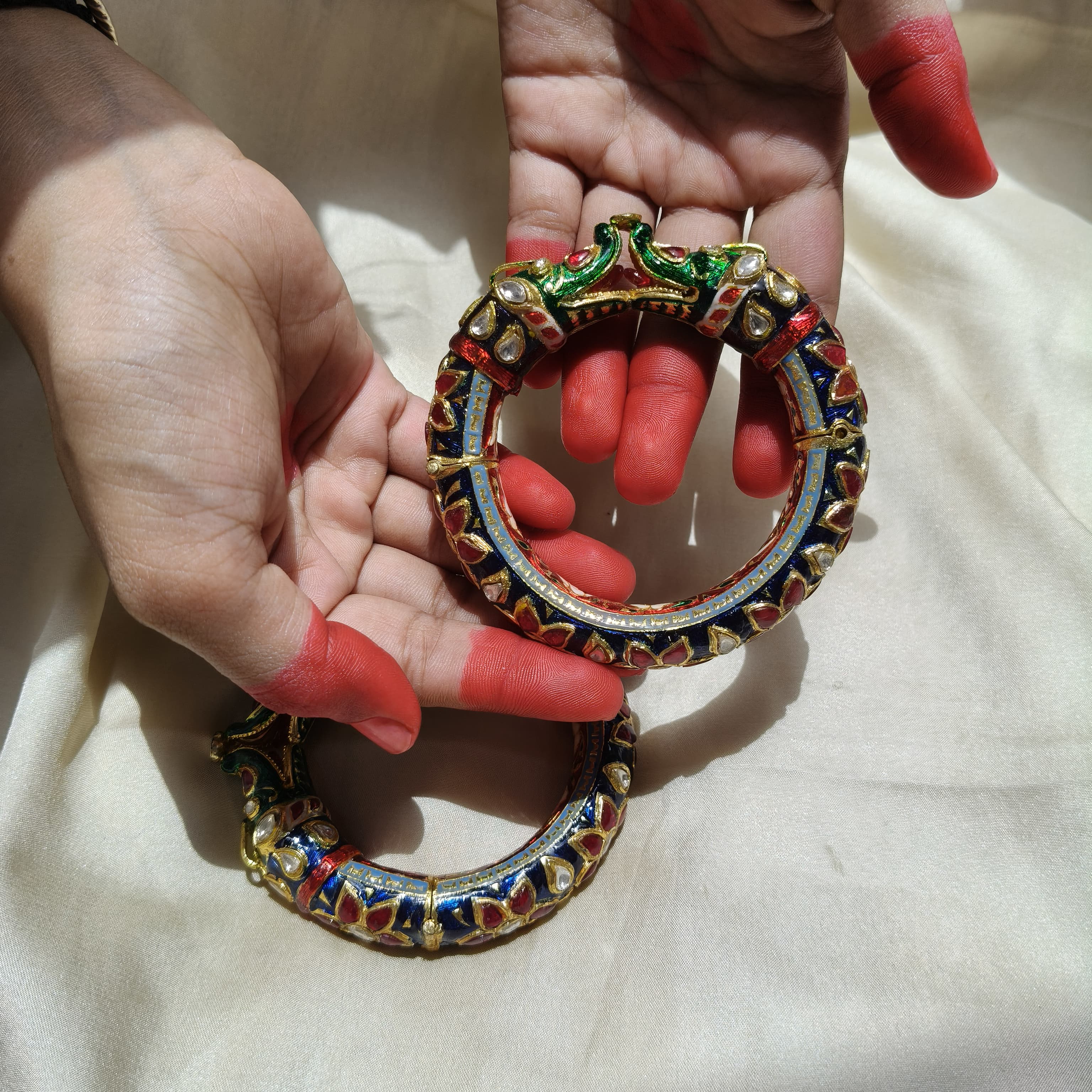 Magar mukhi Meena kada - B. Soni Sutarla & Jewellery