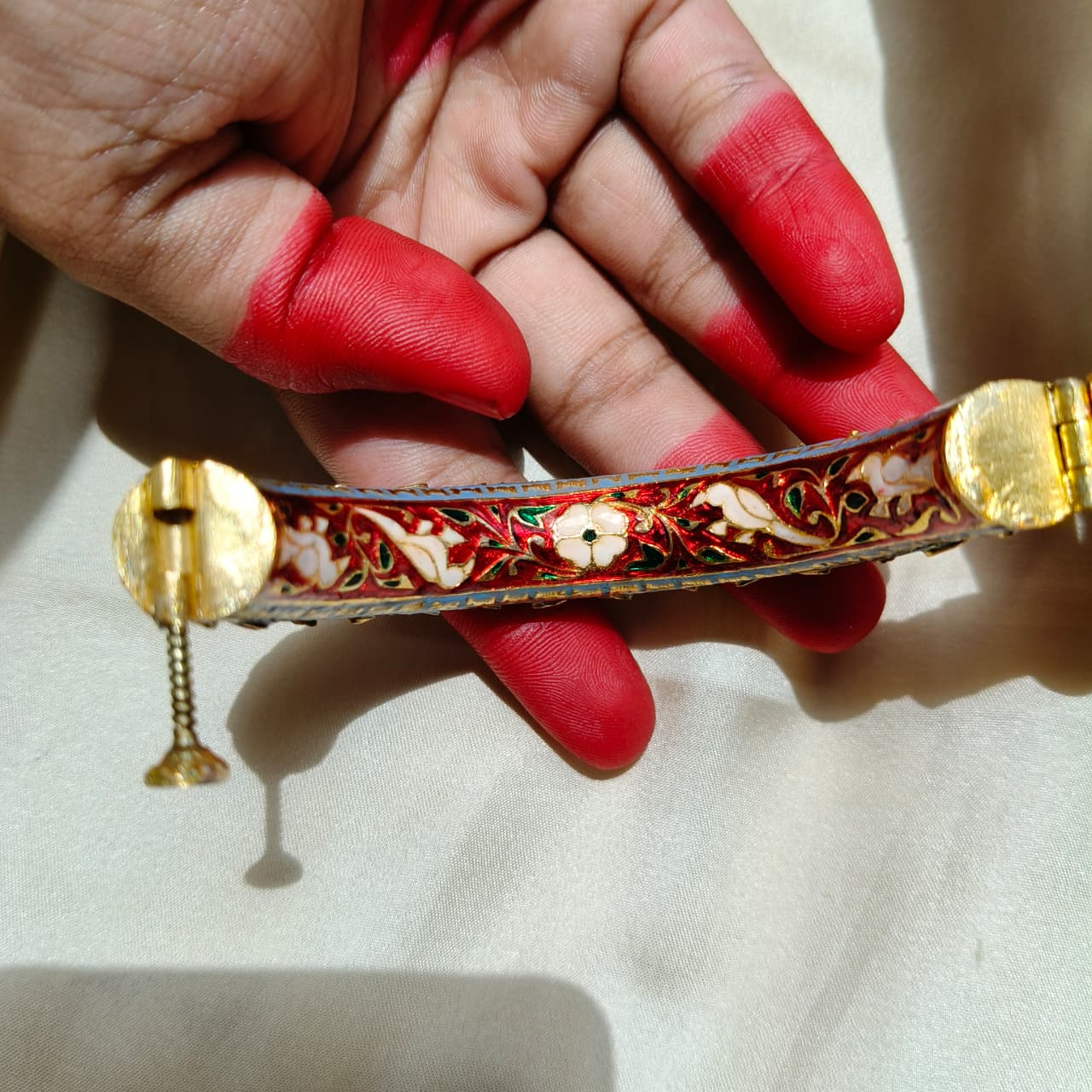 Magar mukhi Meena kada