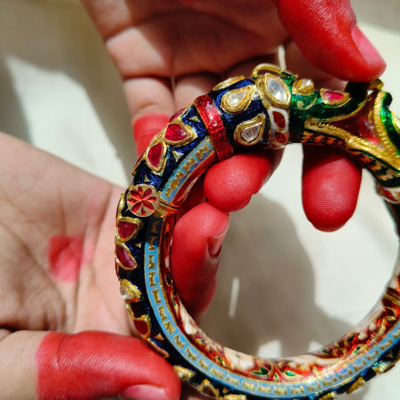 Magar mukhi Meena kada