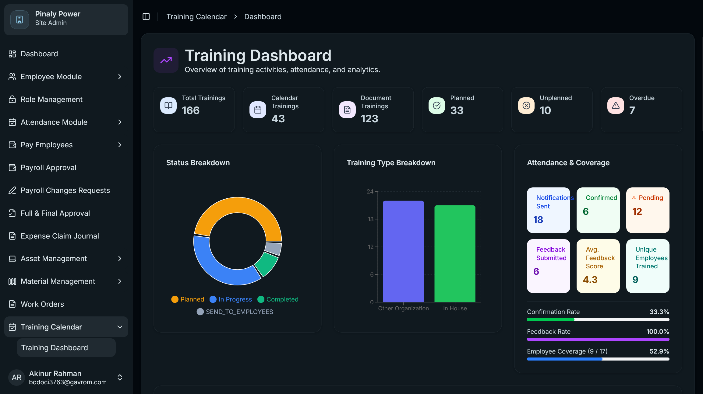Multi-tenant Workforce & Payroll Management ERP