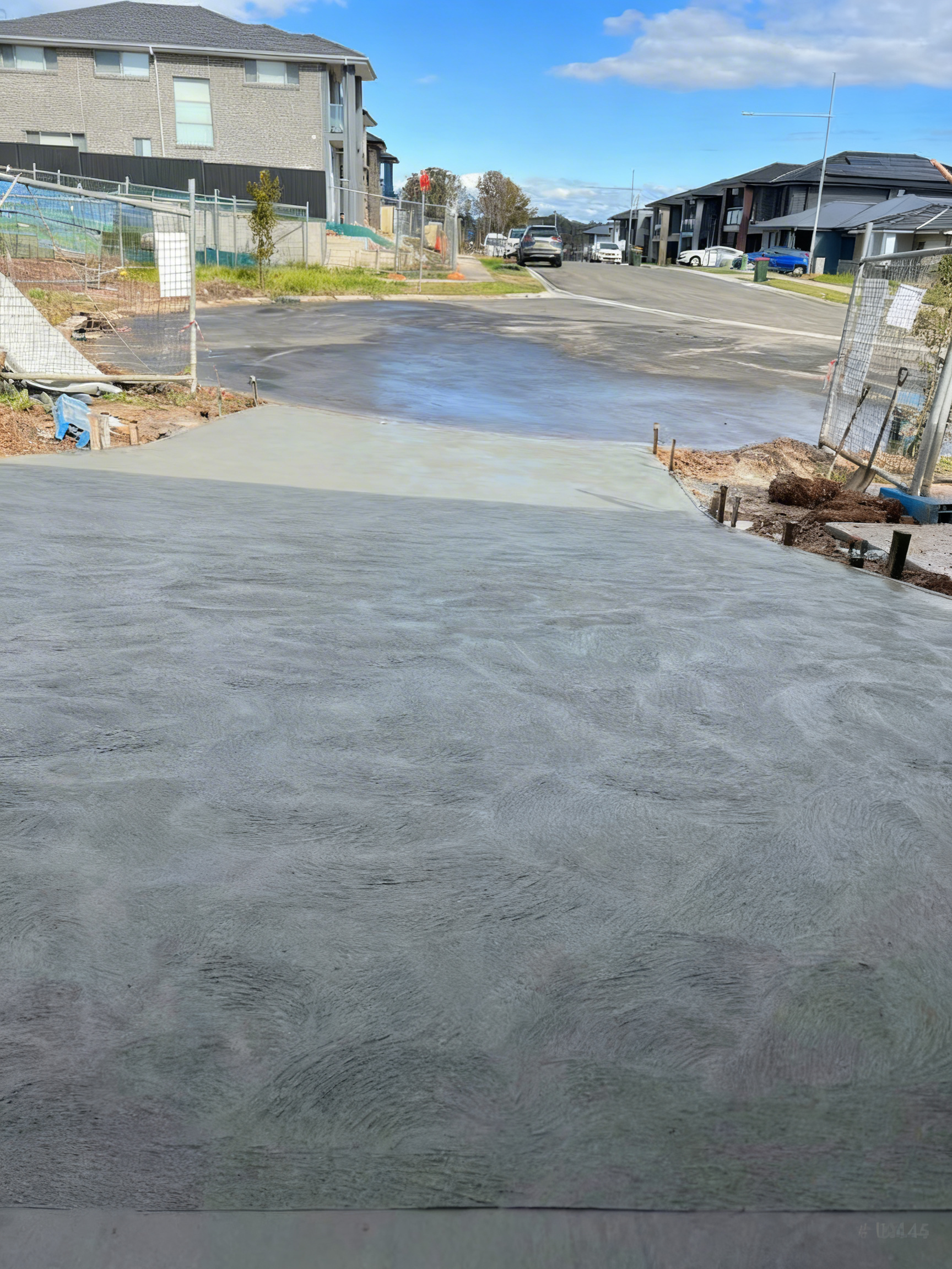 Double driveway Bluestone colour Sydney