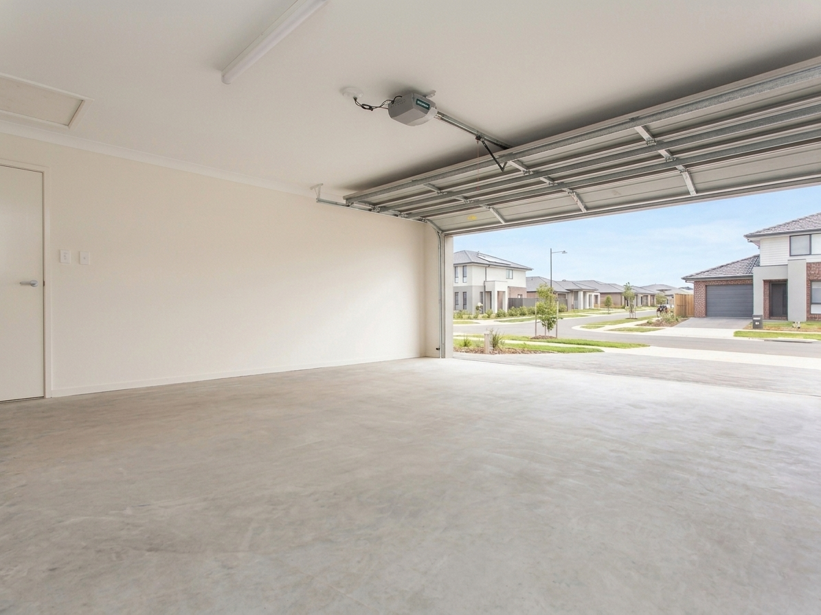 Garage after builders construction clean, Sydney NSW