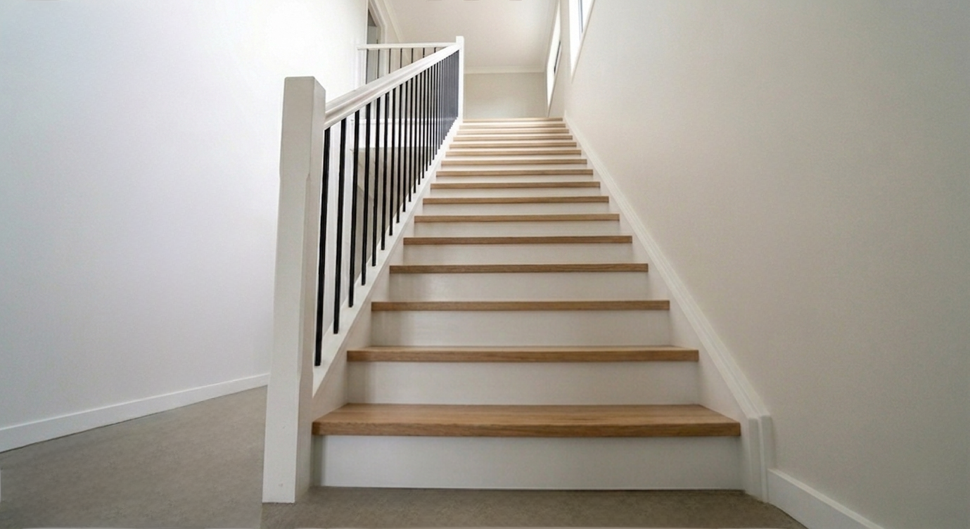 Stairs after builders handover clean, Sydney NSW