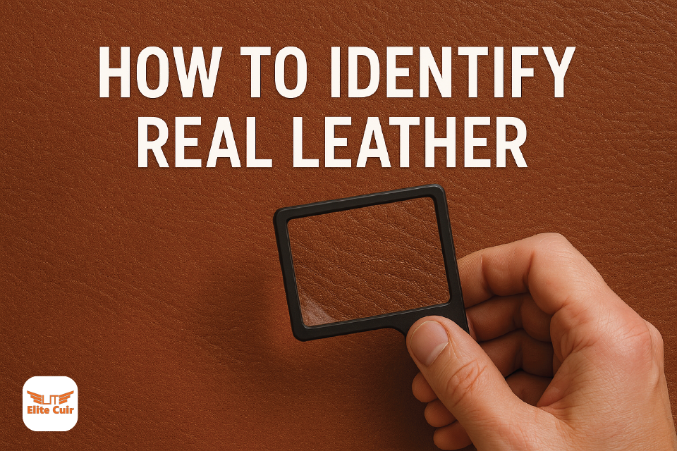How to identify real leather