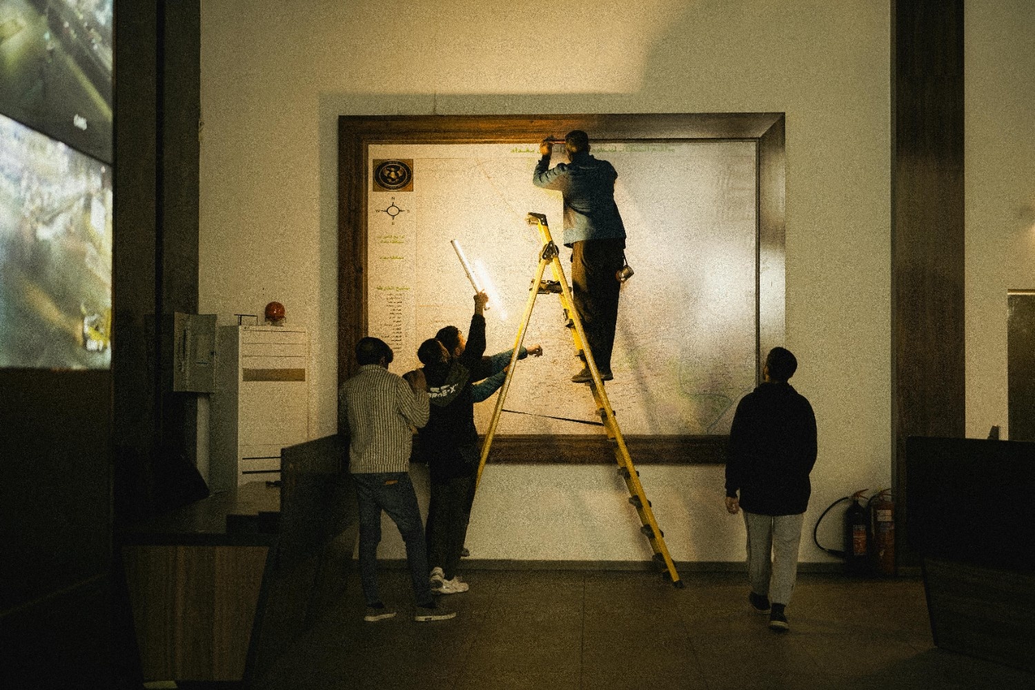 Team collaborating on interior design projects