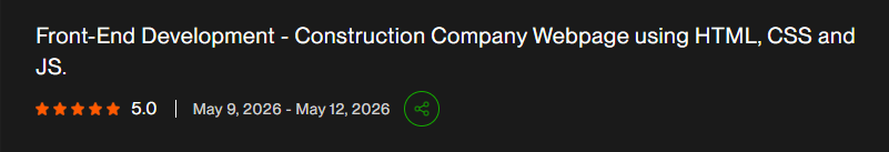 Upwork Client Review