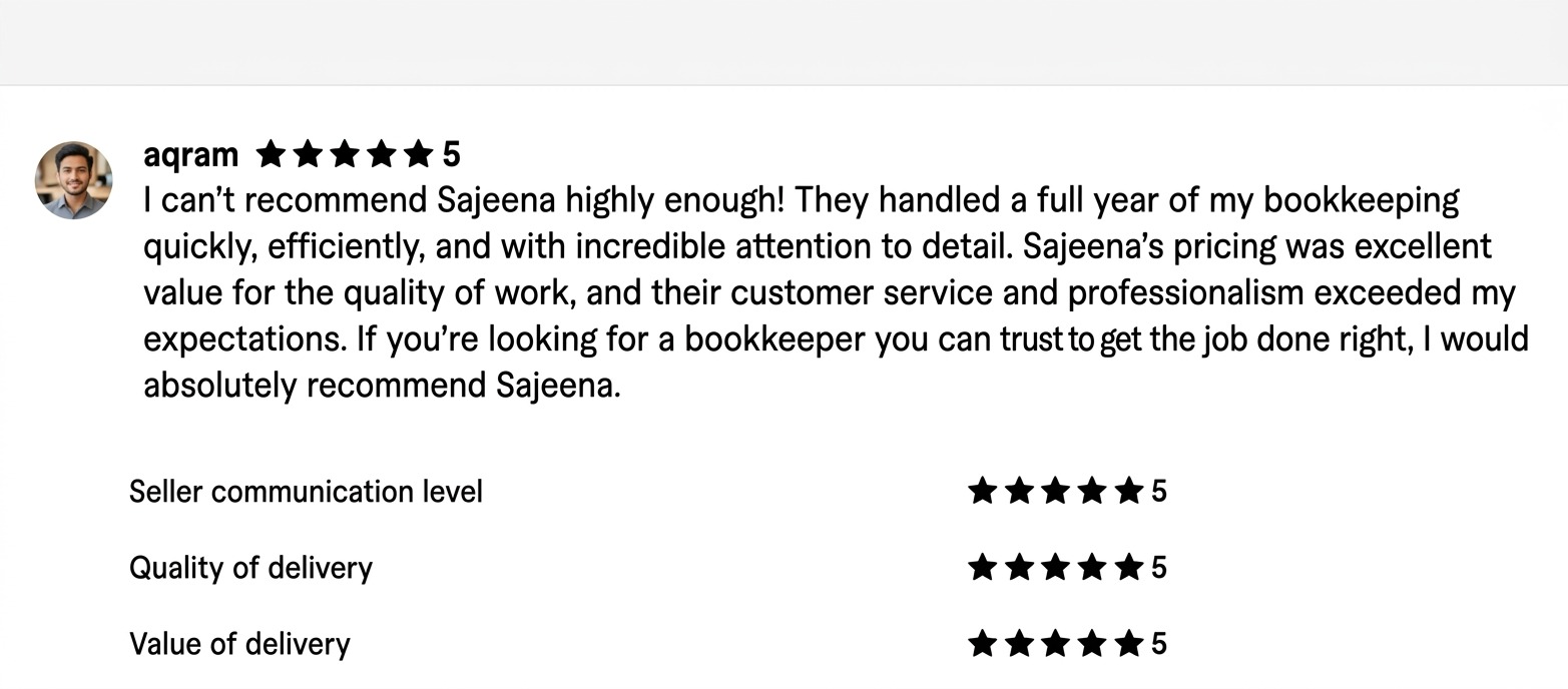 Upwork Client Review