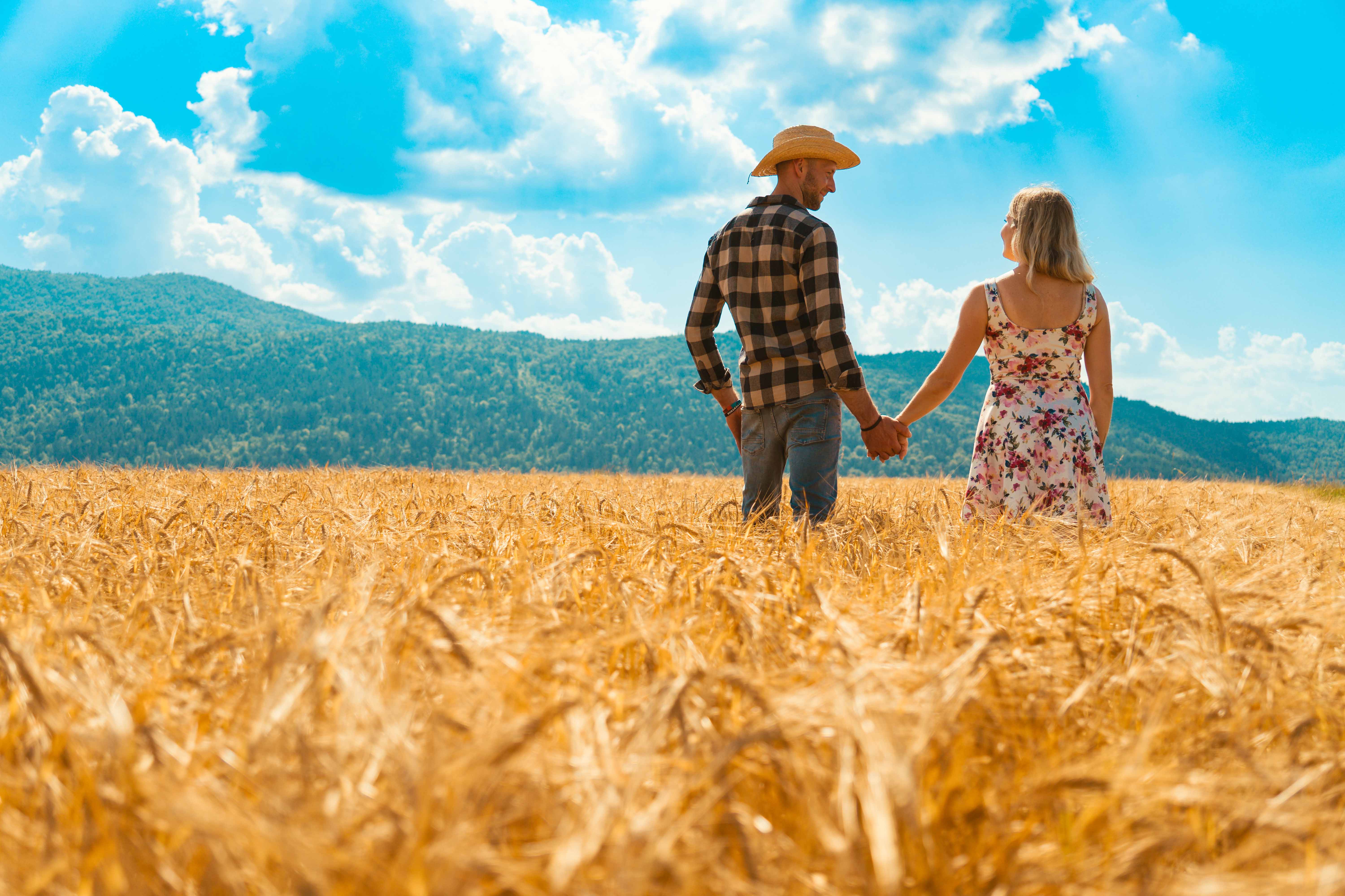 Romantic couple photography session