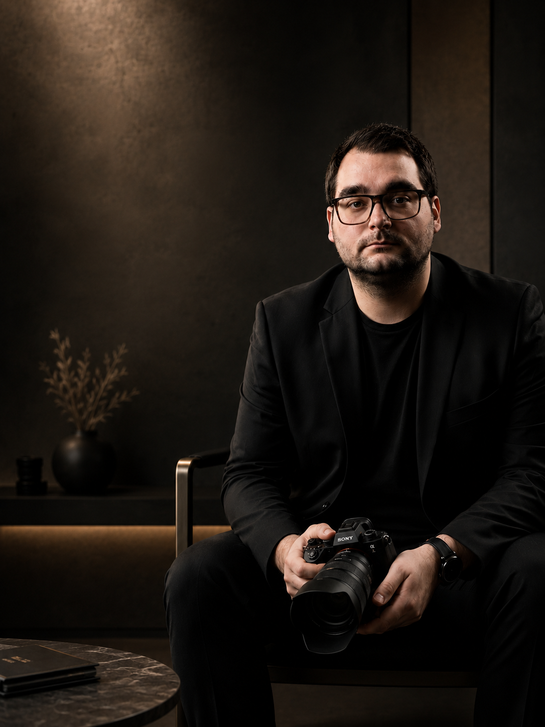 Portrait of photographer Blaz Fortuna
