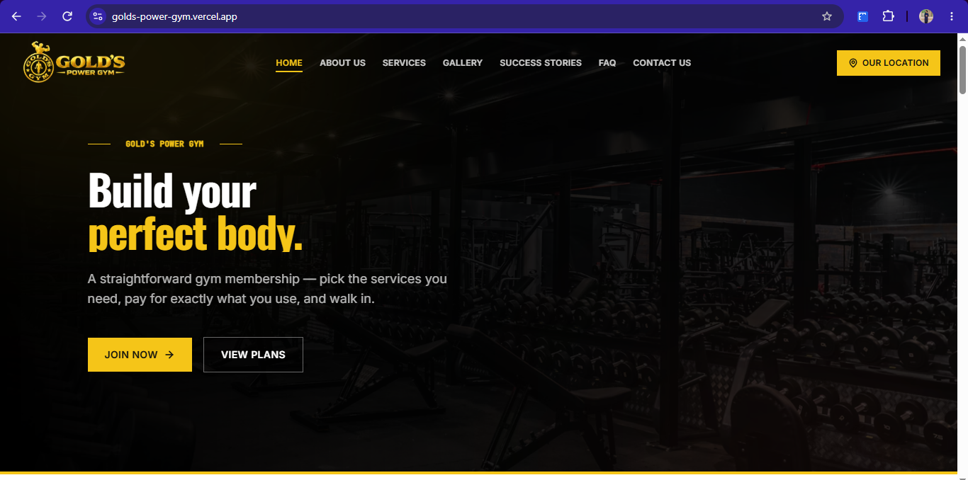 Gold's Power Gym