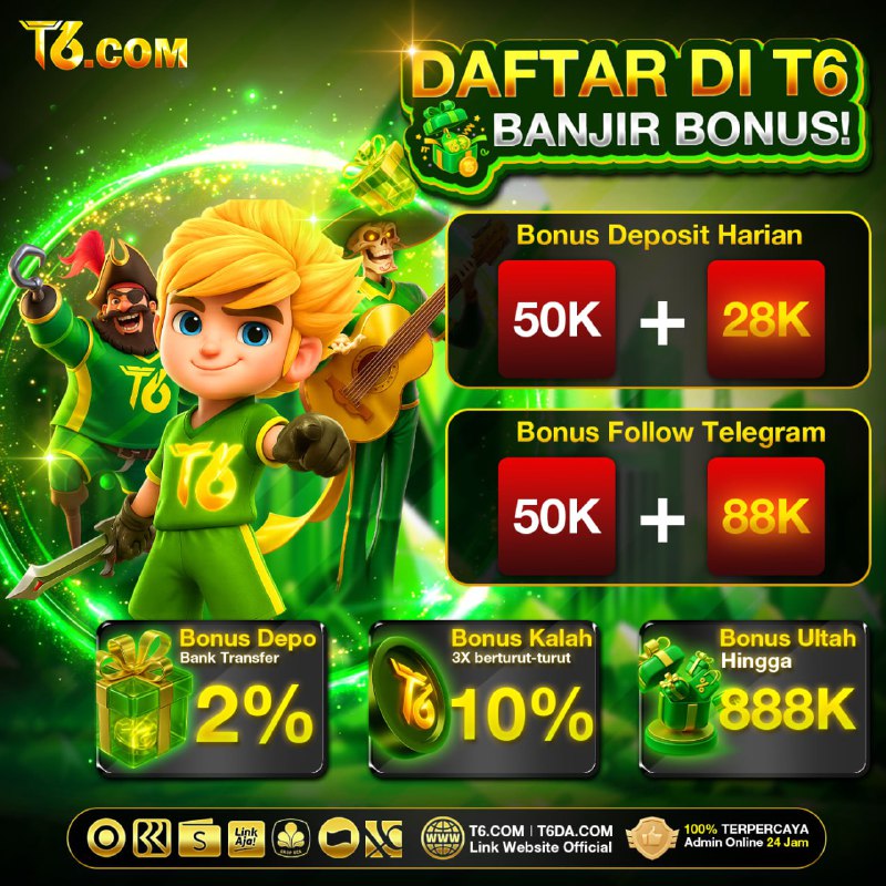 Situs Resmi T6 Slot Mudah Menang Hari Ini