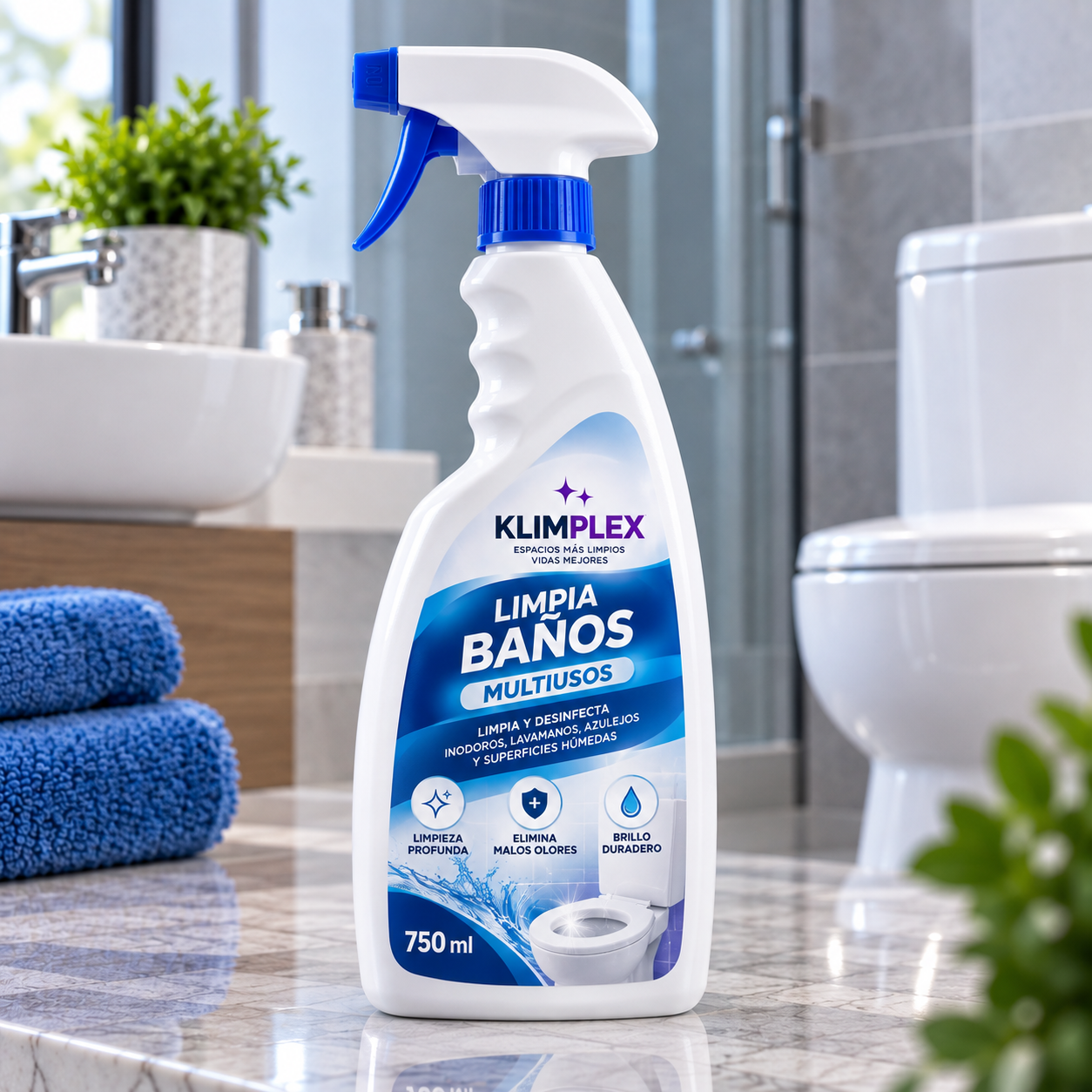 KLIMPLEX Multi-Purpose Bathroom Cleaner 750ml