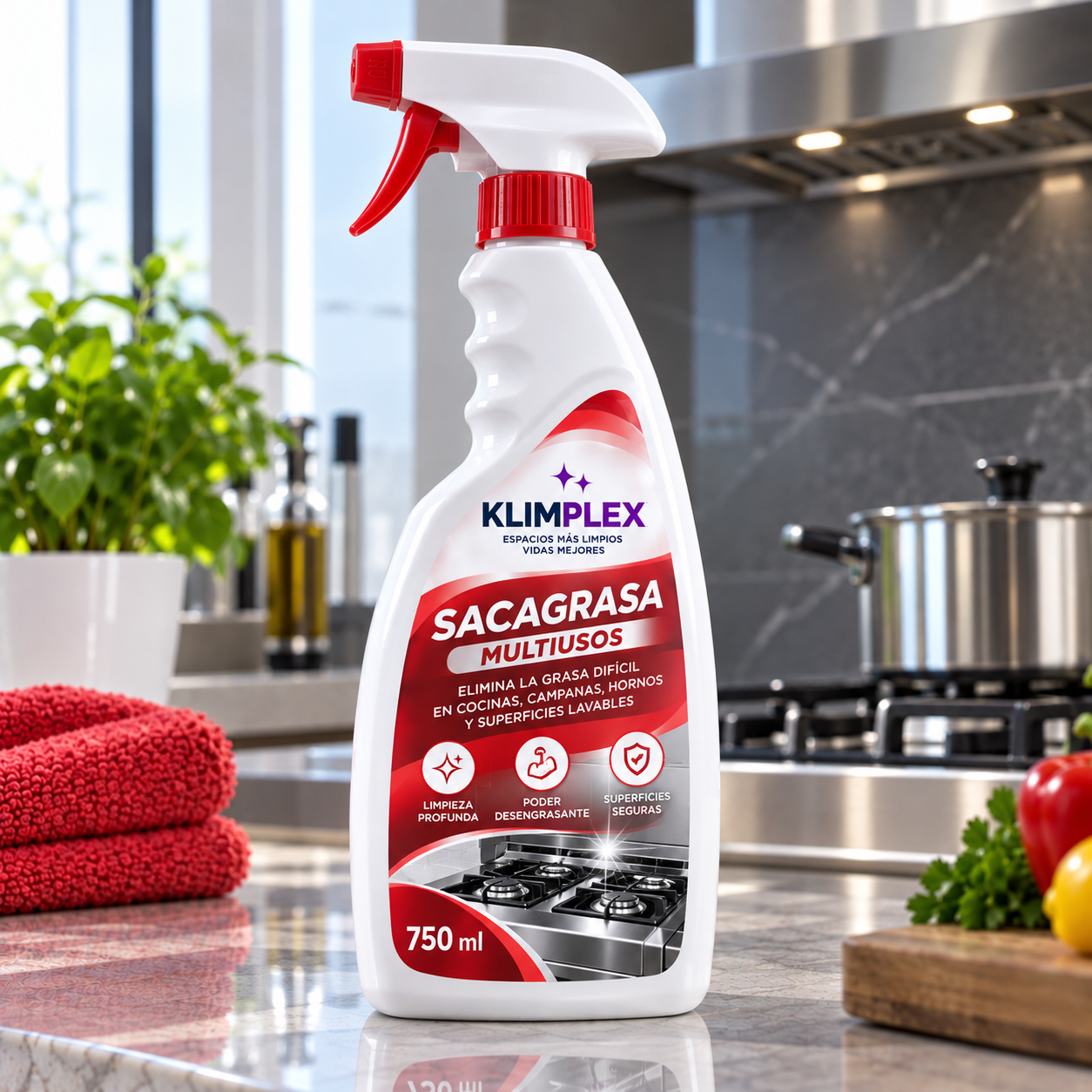 KLIMPLEX Grease Remover Degreaser 750ml