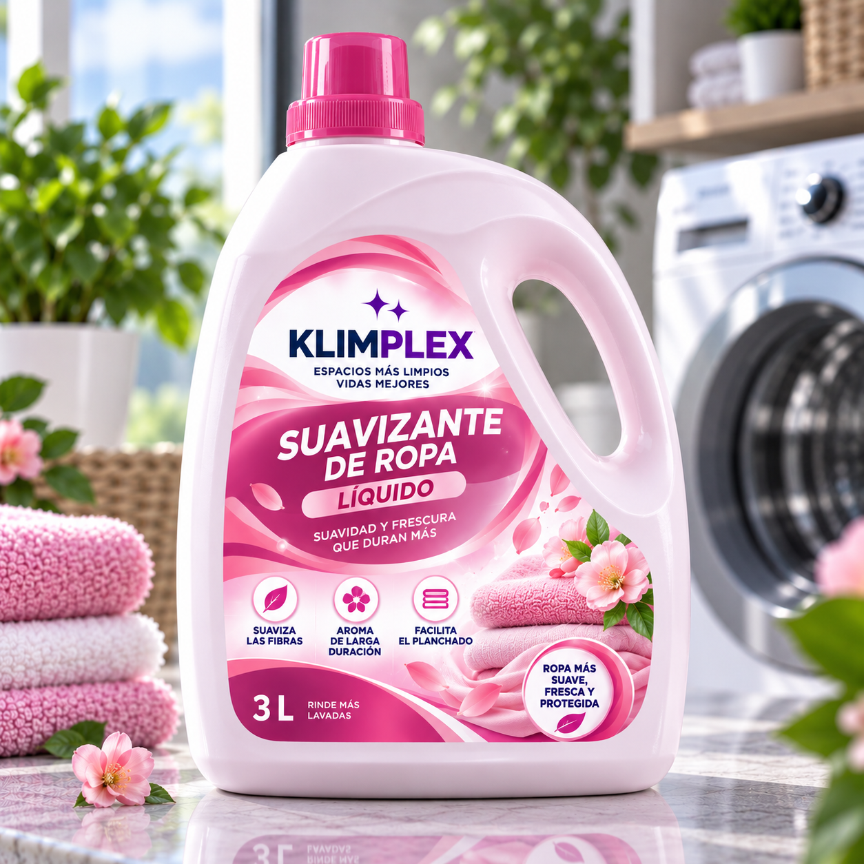 KLIMPLEX Liquid Fabric Softener 3L