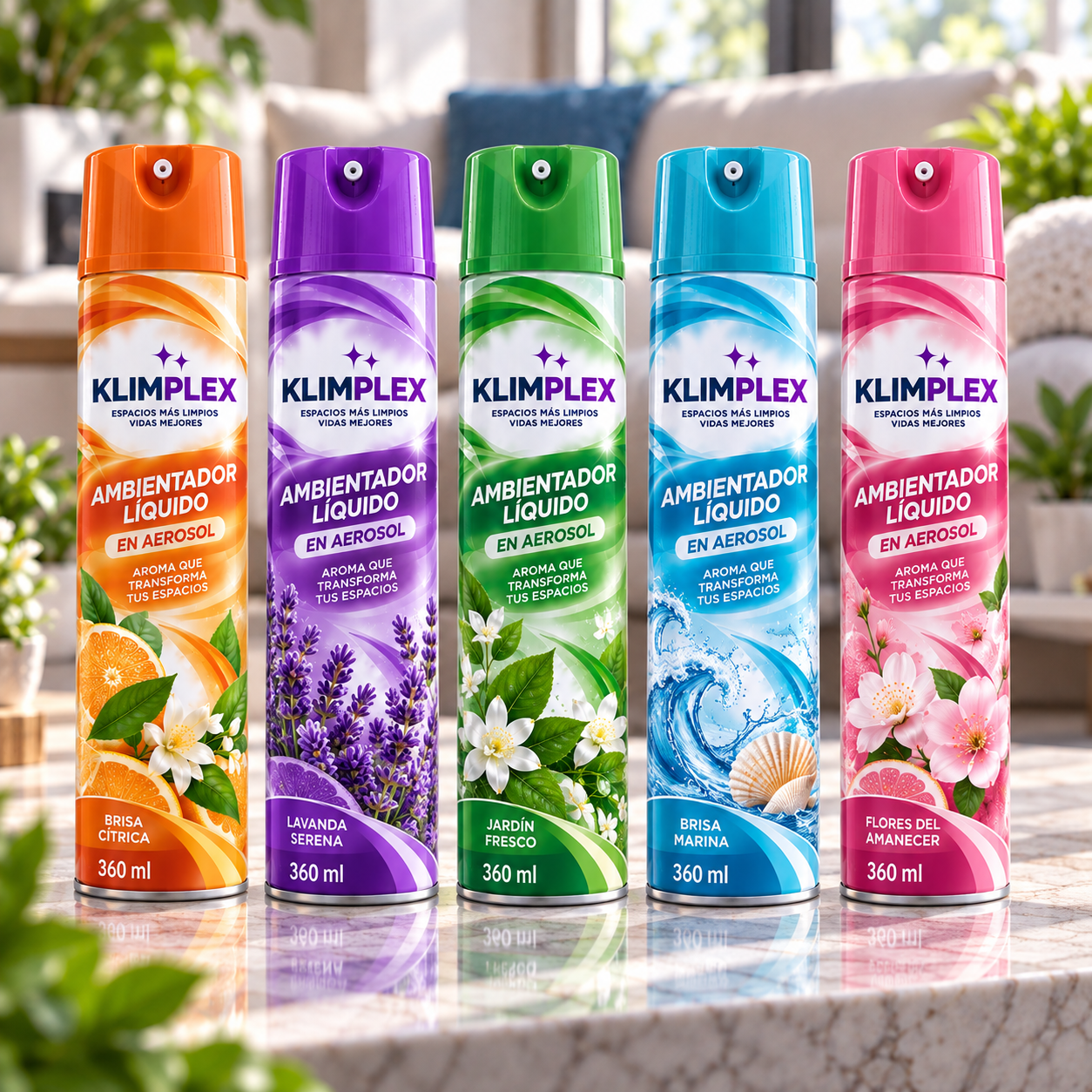 KLIMPLEX Liquid Aerosol Air Freshener 360ml