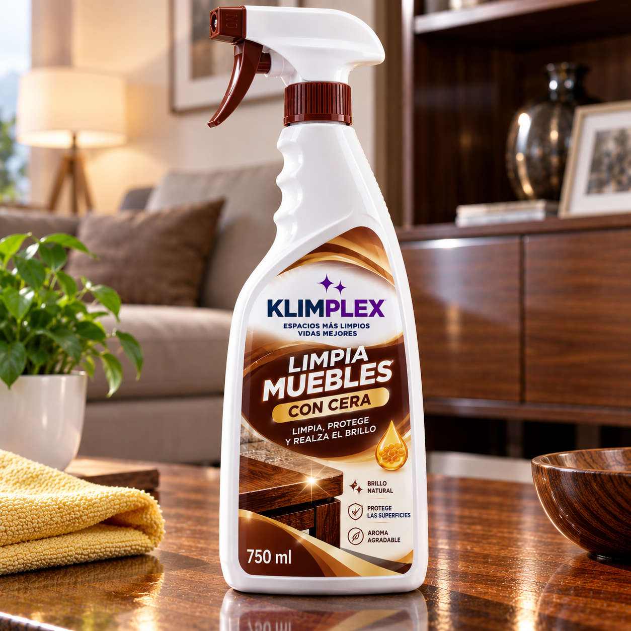KLIMPLEX Furniture Cleaner with Wax 750ml