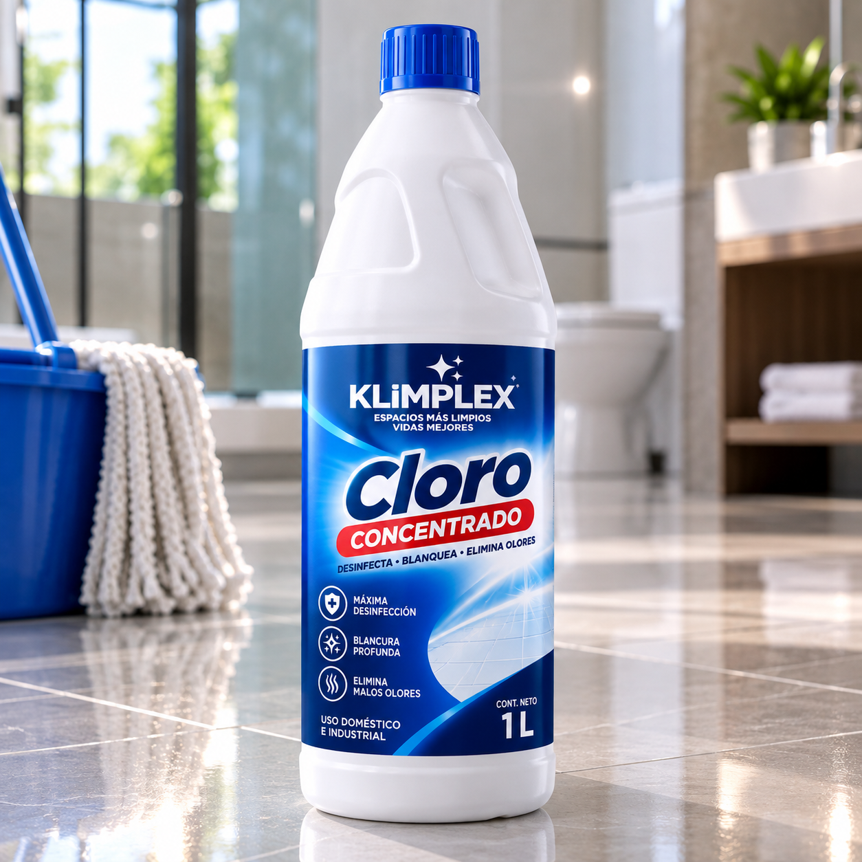 KLIMPLEX Concentrated Bleach 1L