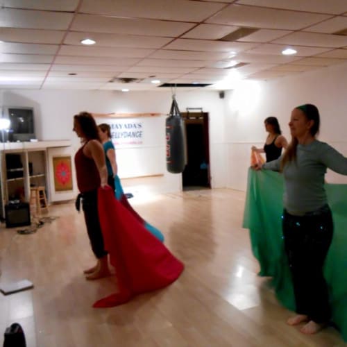 Bellydance class at Mayada's Dance & Fitness