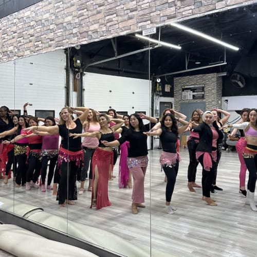 Bellydance class at Mayada's Dance & Fitness