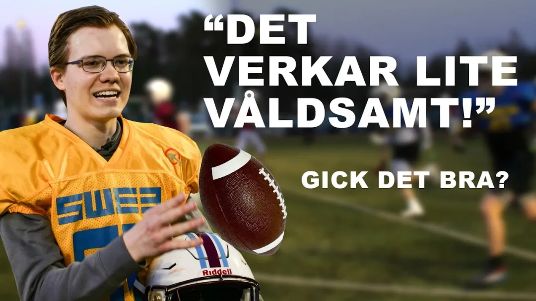 Prova på amerikansk fotboll! - SWE3 thumbnail