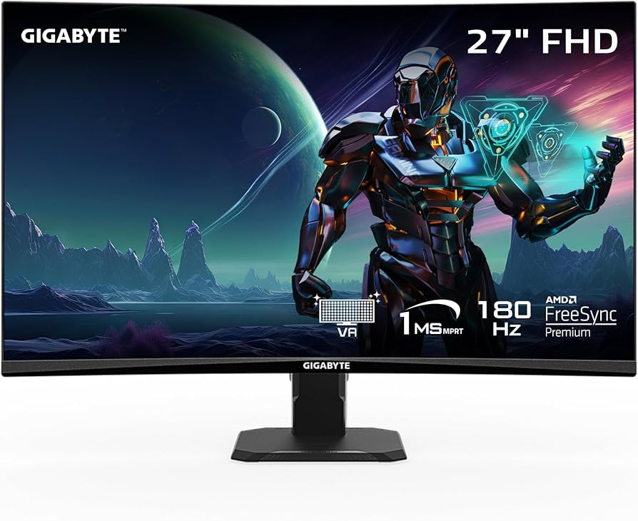 MONITOR GAMING GIGABYTE GS27FA SA 27" IPS FHD 180HZ/OC 190HZ
