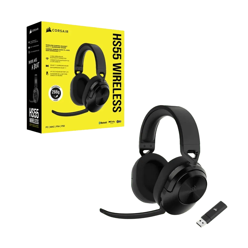 HEADSET CORSAIR HS55 WIRELESS CORE