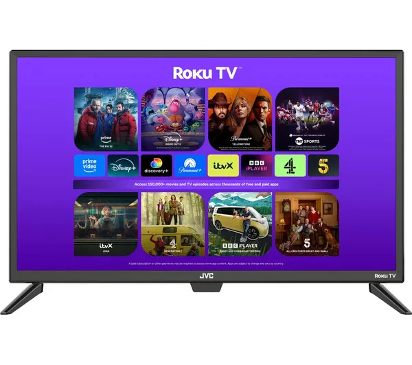 TV SMART 24" JVC ROKU NUEVA