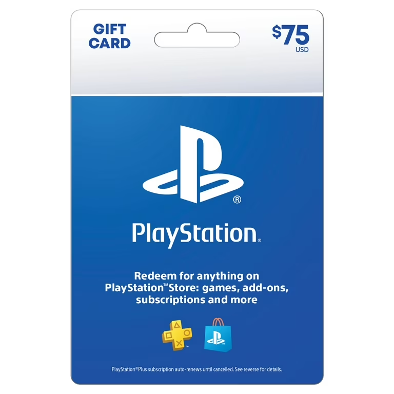 GIFT CARD PLAYSTATION 75