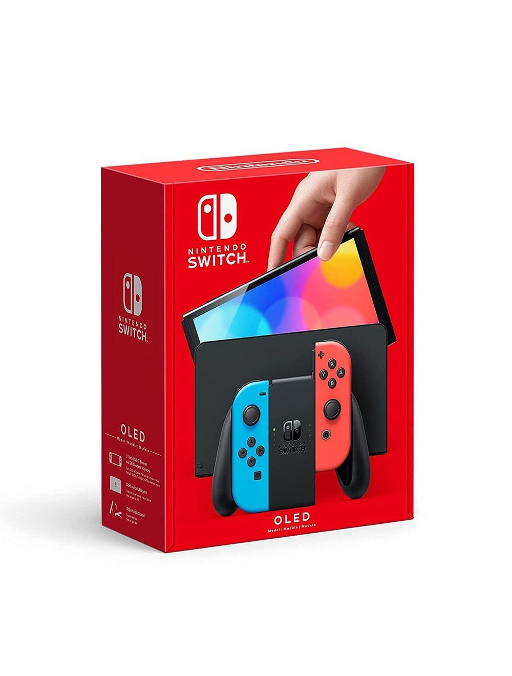 NSW OLED USADA CON CAJA COMPLETA