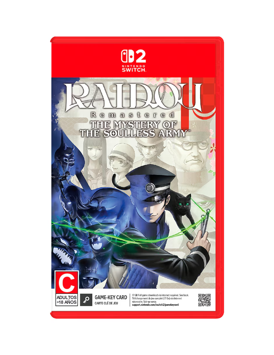 RAIDOU REMASTERED: THE MYSTERY OF THE SOULLESS ARMY NINTENDO SWITCH 2