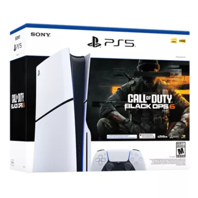 PS5 SLIM DISCO 1TB BUNBLE BLACK OPS 6  NUEVO SELLADO 