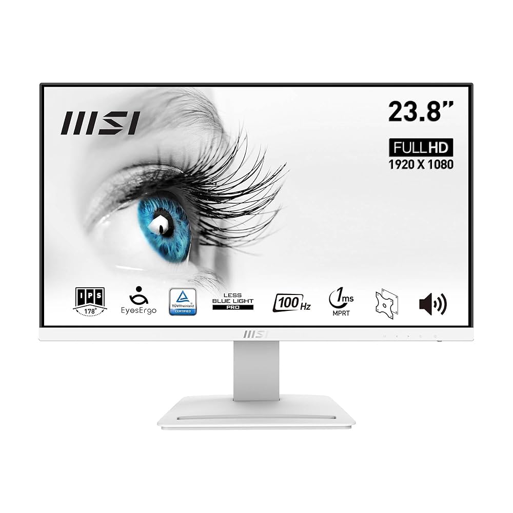 Monitor MSI PRO MP243XW 24" FHD Business Flat IPS 100Hz/1ms Build-in Speaker