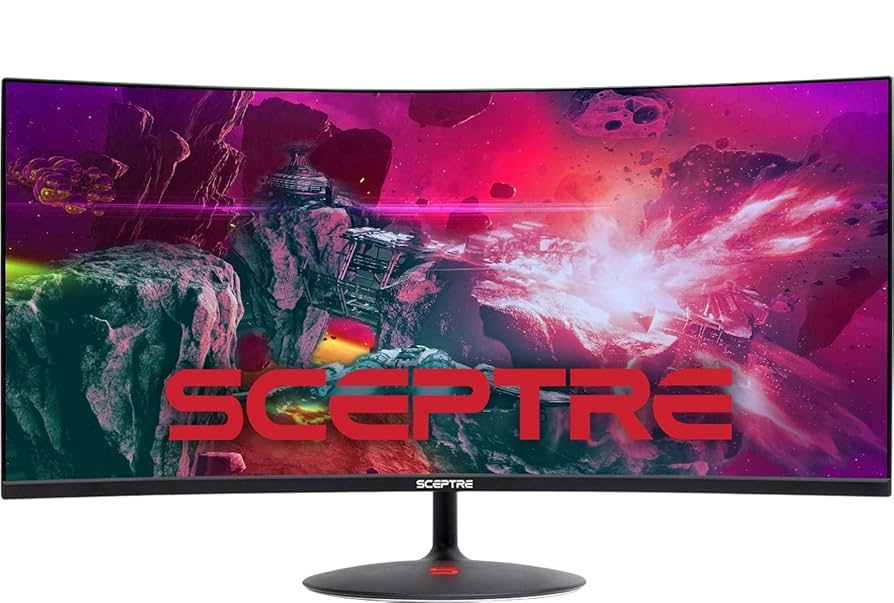 MONITOR Sceptre 34" Curvo Ultrawide WQHD (3440x1440) R1500 165Hz NUEVO SELLADO