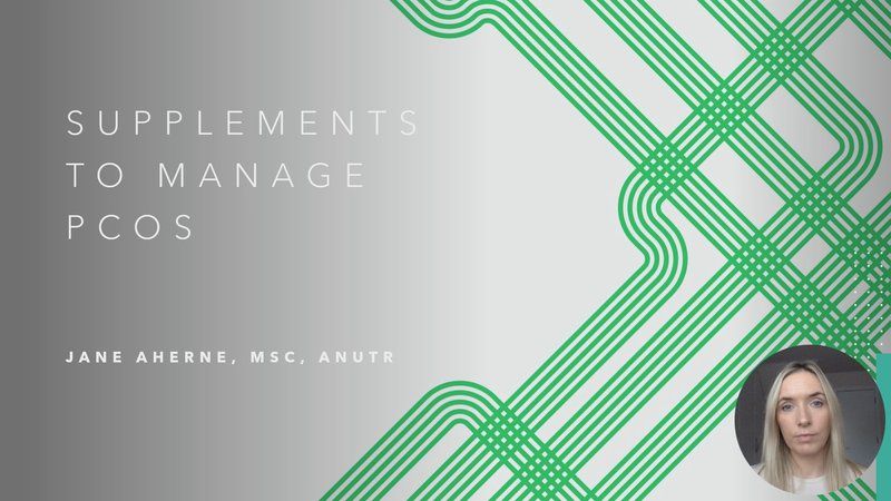 Supplements To Manage PCOS