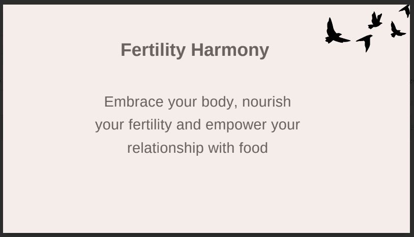 Fertility Harmony - Course Introduction