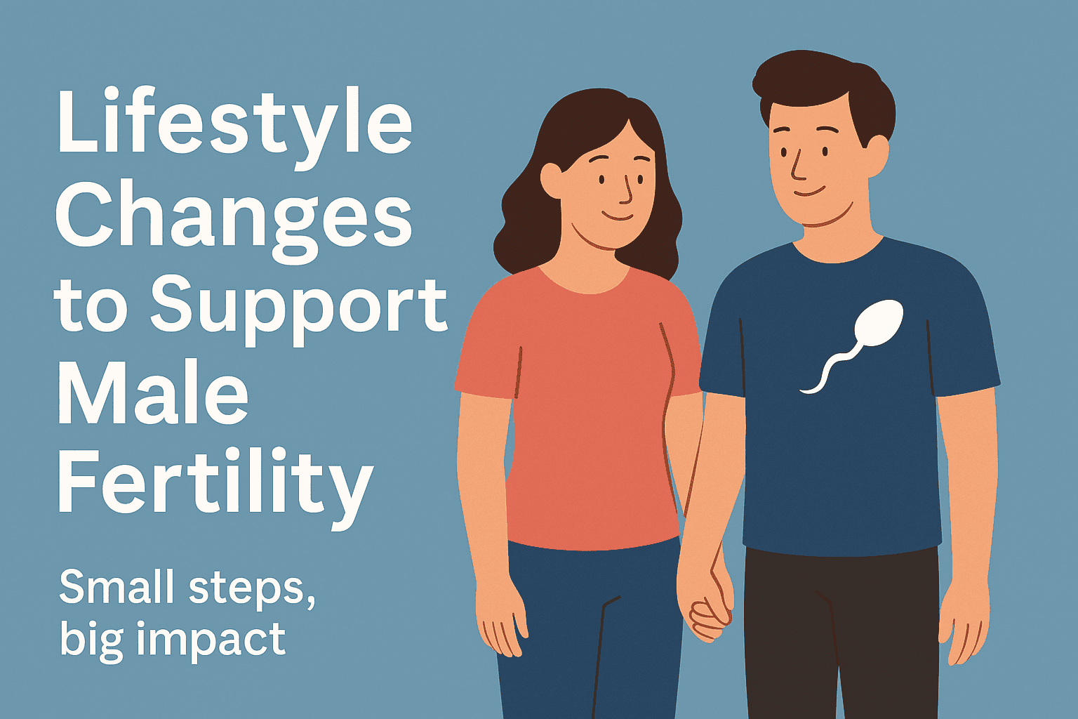 Lifestyle changes to support male fertility