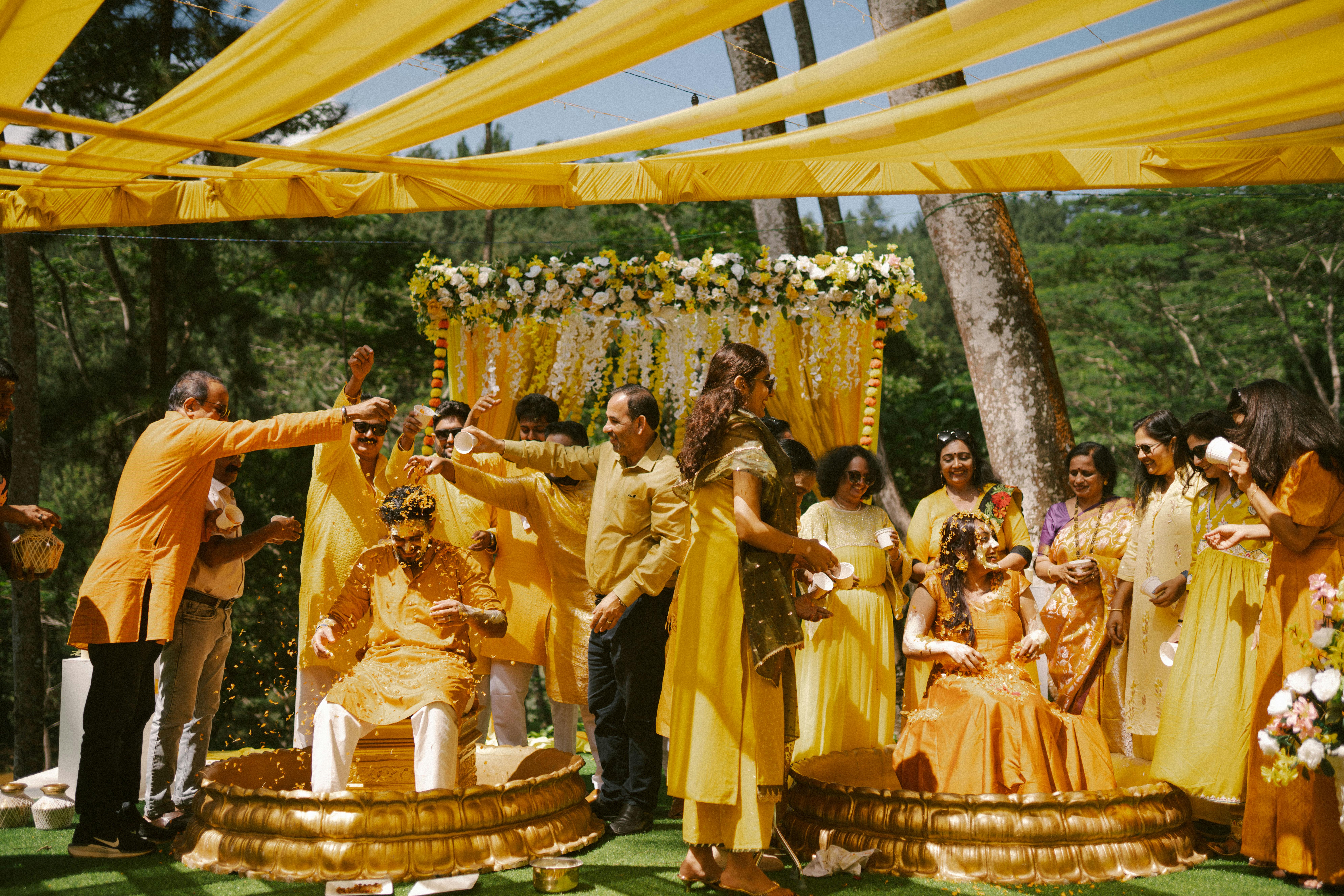 Indian wedding celebration