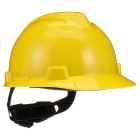 NEW MSA V-Gard Polyethylene Cap Style Hard Hat With 4 Point Ratchet Suspension - YELLOW