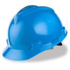 NEW MSA V-Gard Polyethylene Cap Style Hard Hat With 4 Point Ratchet Suspension - BLUE