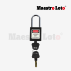 Pad Lock Stainless Steel - Black