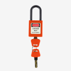 Pad Lock Nylon Shackle Orange