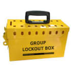 Group Lock Out Box - Yellow 13 Lock