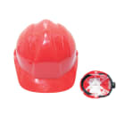 Vaultex VHRT Ratchet Safety Helmet With Plastic Suspension – RED