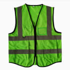 HI VISIBILITY SAFETY VEST WITH 4 POCKETS