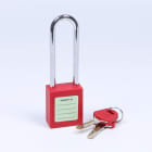 Pad Lock Stainless Steel 76 MM - Red